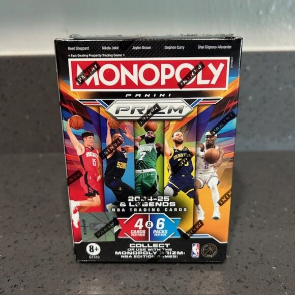 2024-25 Panini Prizm Monopoly Basketball Blaster Box NBA NEW FACTORY SEALED - Picture 1 of 6